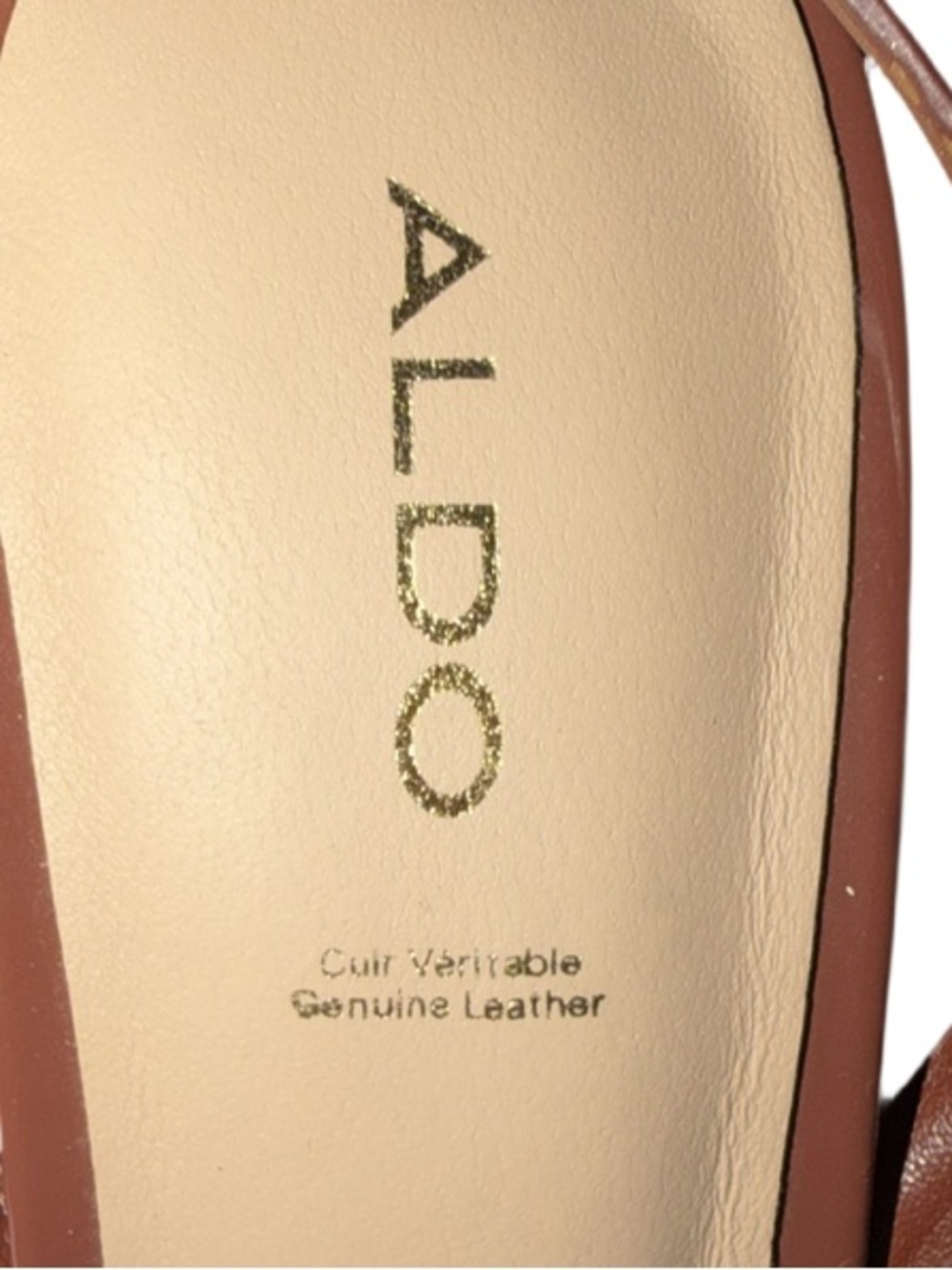 Adiemwen Women’s Leather Sandals/Aldo Shoes Balrain - Picture 6 of 11